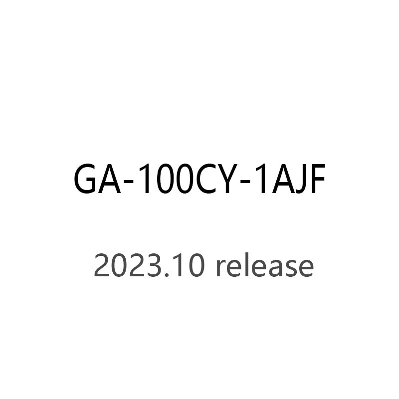 CASIO gshock GA-100CY-1AJF GA-100CY-1A quartz 20ATM watch 2023.10 Release - IPPO JAPAN WATCH 