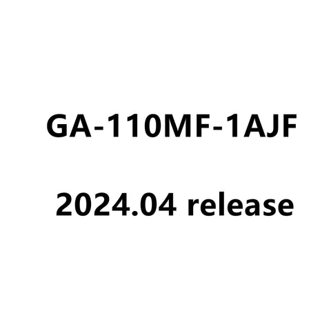 Casio G-SHOCK GA-110MF-1AJF GA-110MF-1A  Multi Fluorescent color 2024.04 release Watch