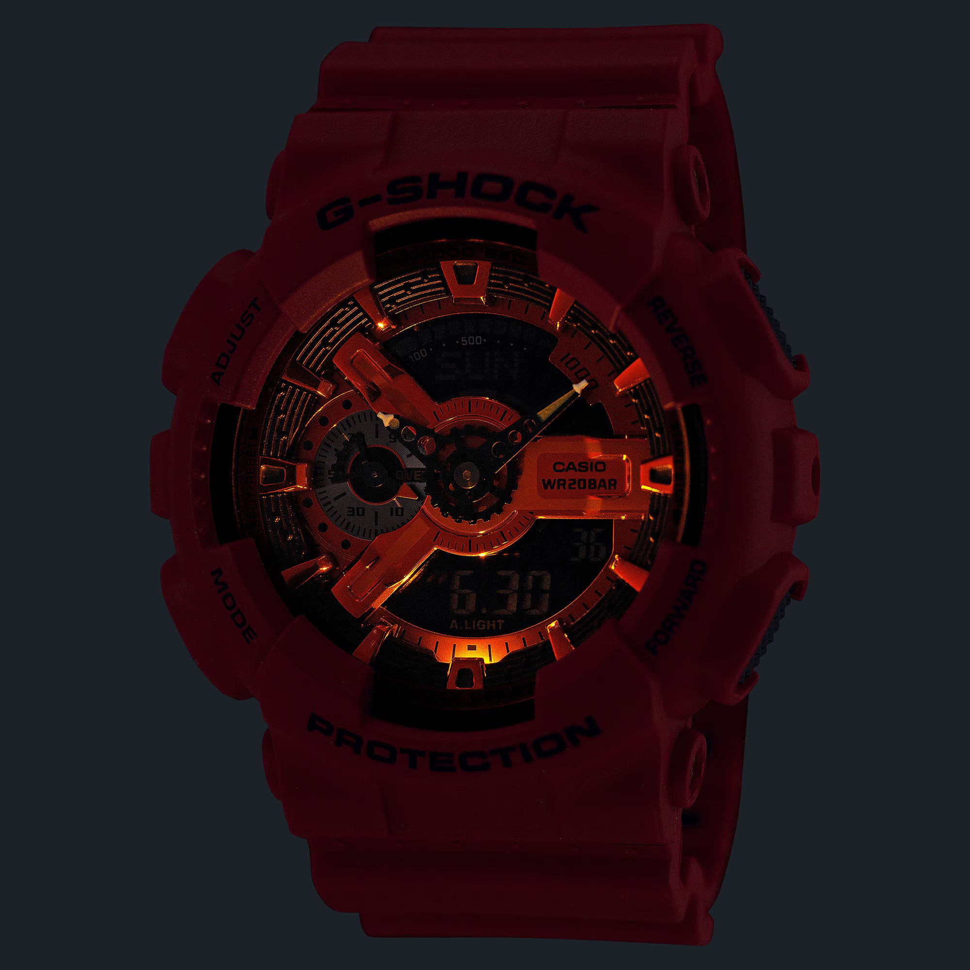 IPPO JAPAN WATCH GA-110RRB-4AJF WATCH - Casio G-SHOCK Iconic Styles ANALOG-DIGITAL quartz watch 2025.12 release (Image 4)