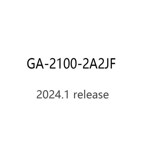 CASIO gshock GA-2100-2A2JF GA-2100-2A2 Quartz Resin 20ATM watch 2024.1release