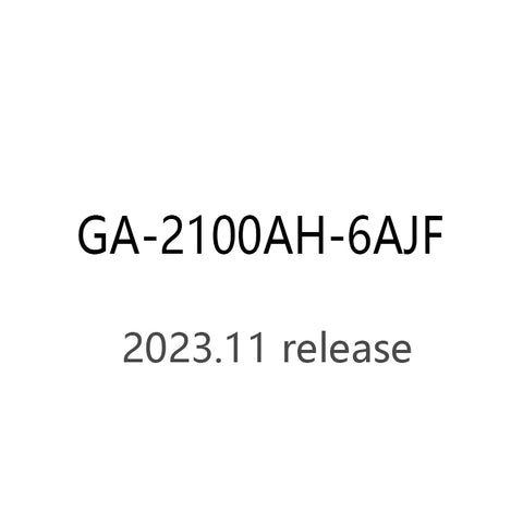 CASIO gshock GA-2100AH-6AJF GA-2100AH-6A Quartz resin 20ATM watch 2023.11release