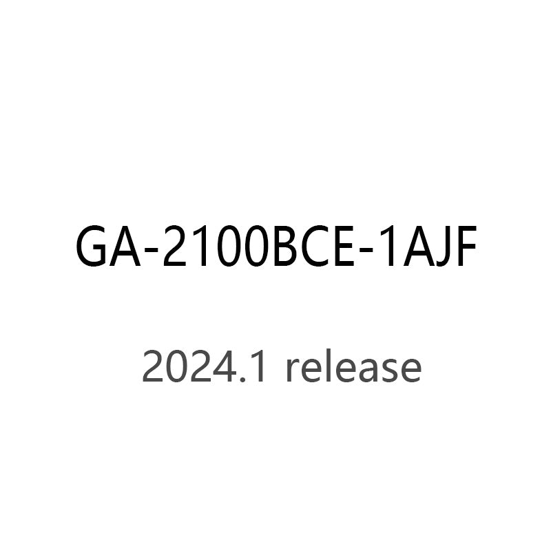 CASIO gshock GA-2100BCE-1AJF GA-2100BCE-1A Quartz Cross band 20ATM watch 2024.1release