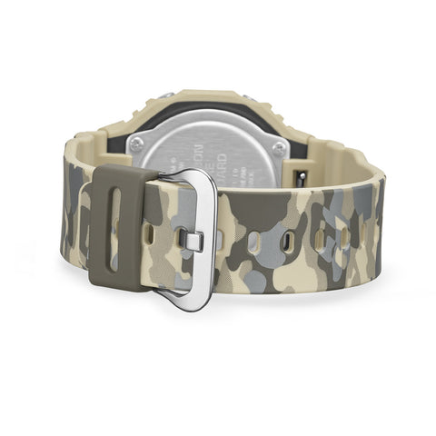 CASIO GA-2100CM-5AJF Watch - Stylish Beige Camouflage Design Lightweight Durable Resin Case Water Resistant (Image 7)