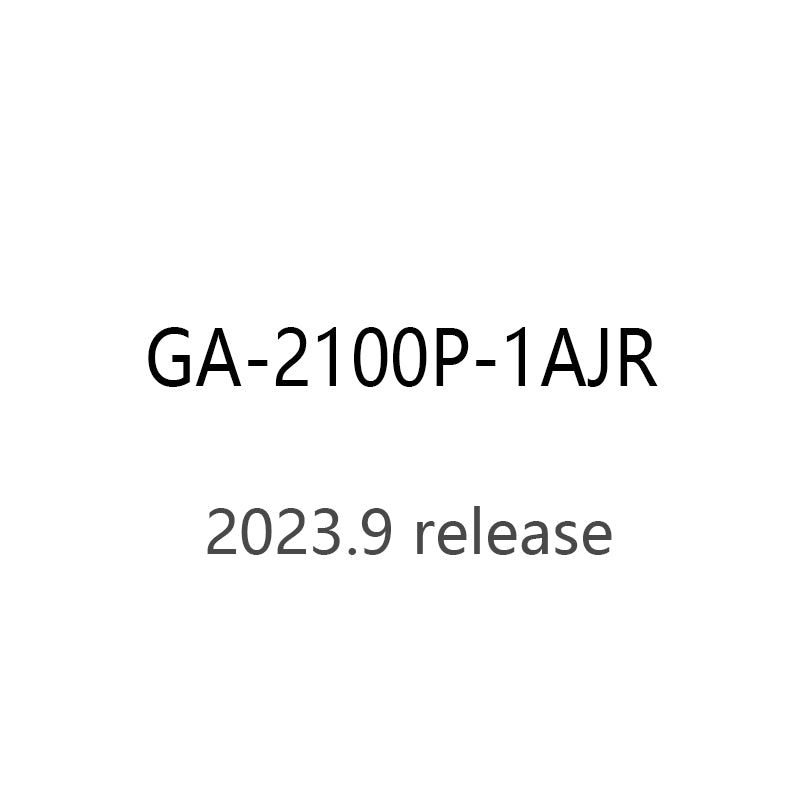 CASIO gshock GA-2100P-1AJR GA-2100P-1A world time 20 ATM watchreleased in 2023.09 - IPPO JAPAN WATCH 