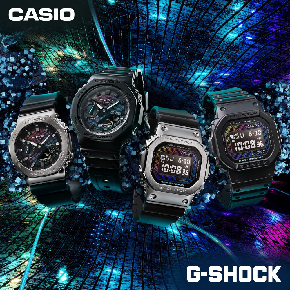 CASIO GA-2100RW-1AJF Watch - Men's G-Shock Brick Pattern Design (Image 8)