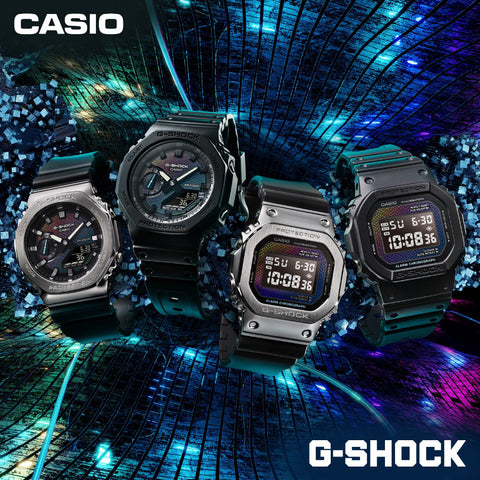 CASIO GA-2100RW-1AJF Watch - Men's G-Shock Brick Pattern Design (Image 8)