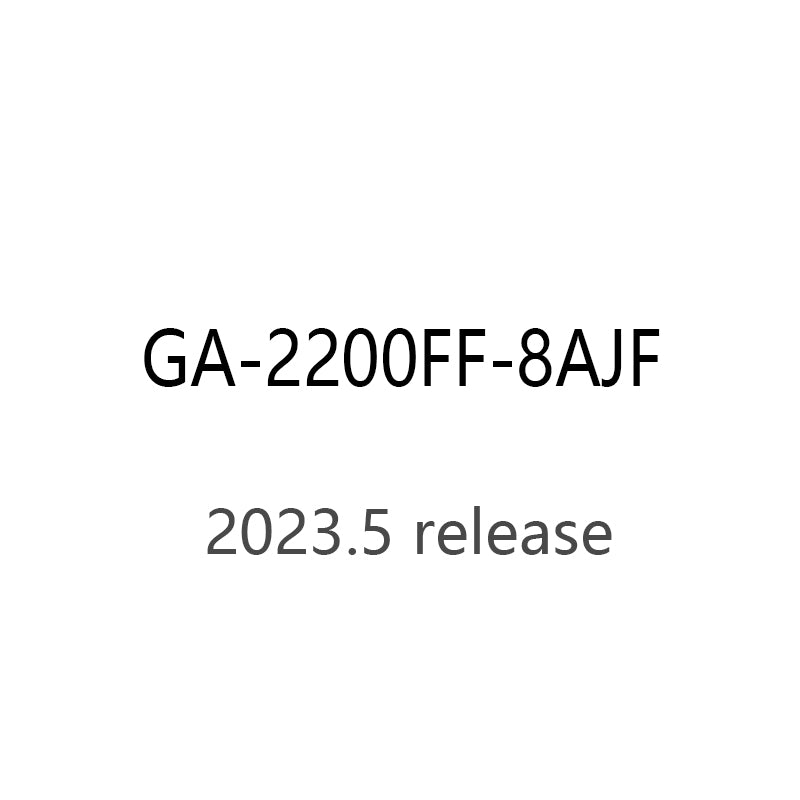 CASIO gshock GA-2200FF-8AJF GA-2200FF-8A world time 20ATM watch 2023.05released - IPPO JAPAN WATCH 