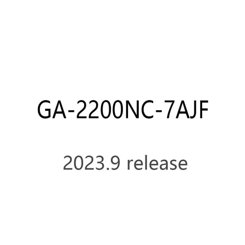 CASIO gshock GA-2200NC-7AJF GA-2200NC-7A world time 20 ATM watchreleased in 2023.09 - IPPO JAPAN WATCH 