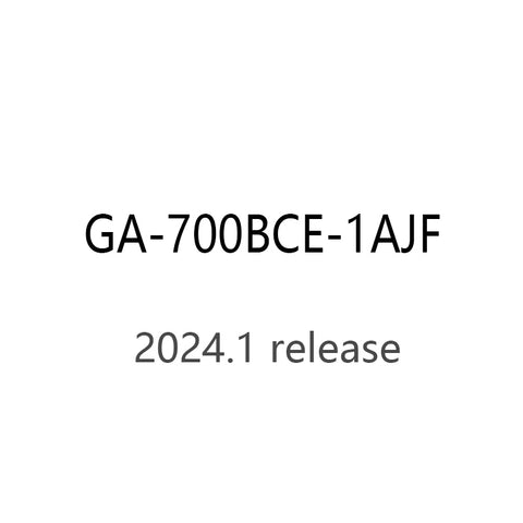 CASIO gshock GA-700BCE-1AJF GA-700BCE-1A quartz Cross band 20ATM watch 2024.1release