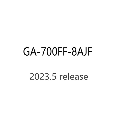 CASIO gshock GA-700FF-8AJF GA-700FF-8A world time 20ATM watch 2023.05released - IPPO JAPAN WATCH 