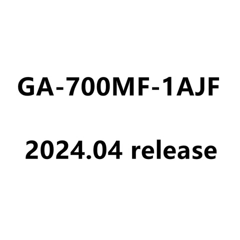 Casio G-SHOCK GA-700MF-1AJF GA-700MF-1A Multi Fluorescent color 2024.04 release Watch