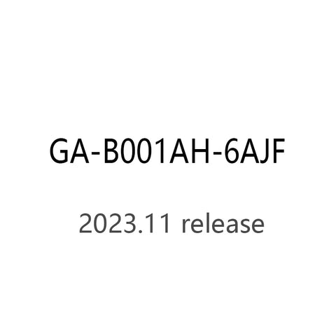 CASIO gshock GA-B001AH-6AJF GA-B001AH-6A Quartz resin 20ATM watch 2023.11release