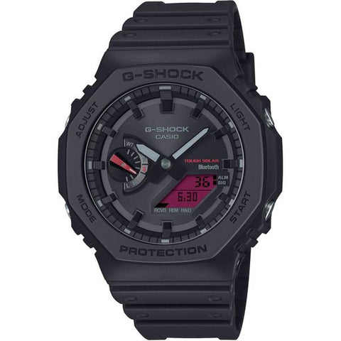 時計 CASIO G-SHOCK GA-B2100BBR-1AJF Casio Men's G-Shock Black and Bold Red GA-B2100BBR-1AJF Watch