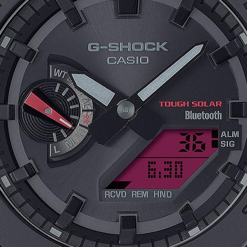 Casio Men's G-Shock Black and Bold Red GA-B2100BBR-1AJF Watch