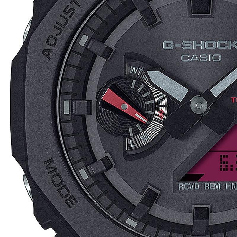 Casio Men's G-Shock Black and Bold Red GA-B2100BBR-1AJF Watch