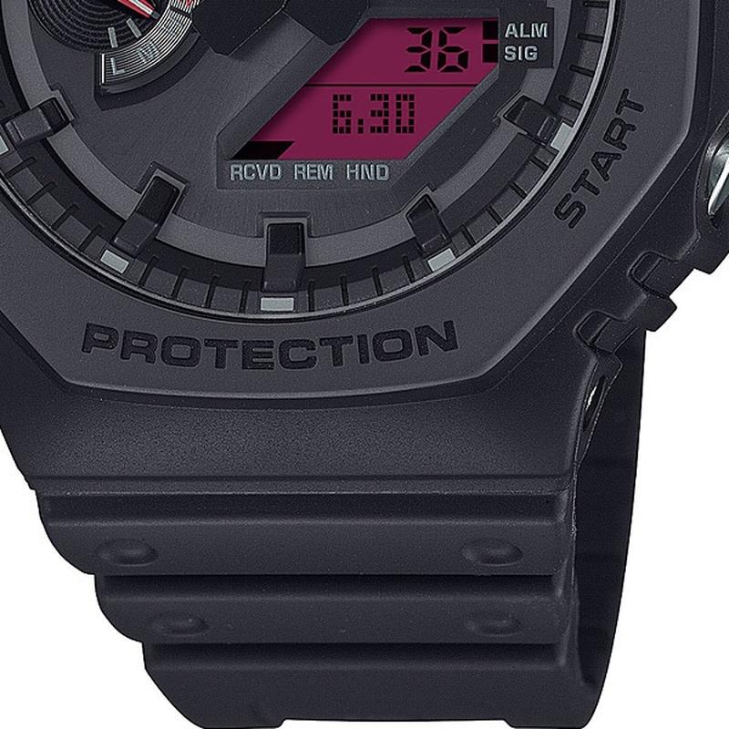 Casio Men's G-Shock Black and Bold Red GA-B2100BBR-1AJF Watch