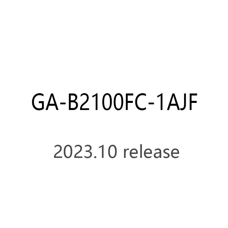 CASIO gshock GA-B2100FC-1AJF GA-B2100FC-1A Mobile link function 20ATM watch 2023.10Release