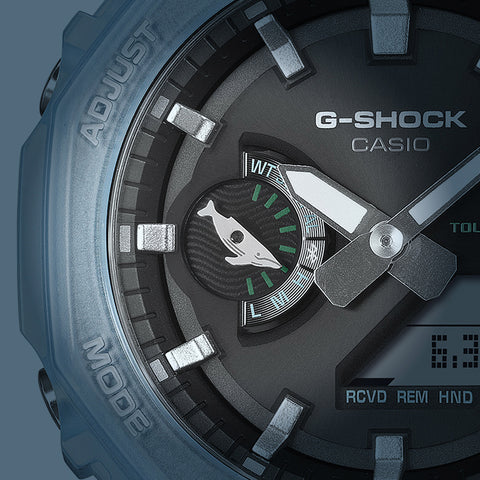 CASIO GA-B2100KB-2AJR Bluetooth Solar Powered G-SHOCK Skeleton Blue Collaboration Model Water Resistant Stylish Design