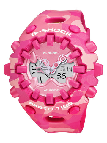 CASIO GAV01CMG4AJF G-SHOCK Color Camo Model Pink Shock Resistant Water Resistant LED Light