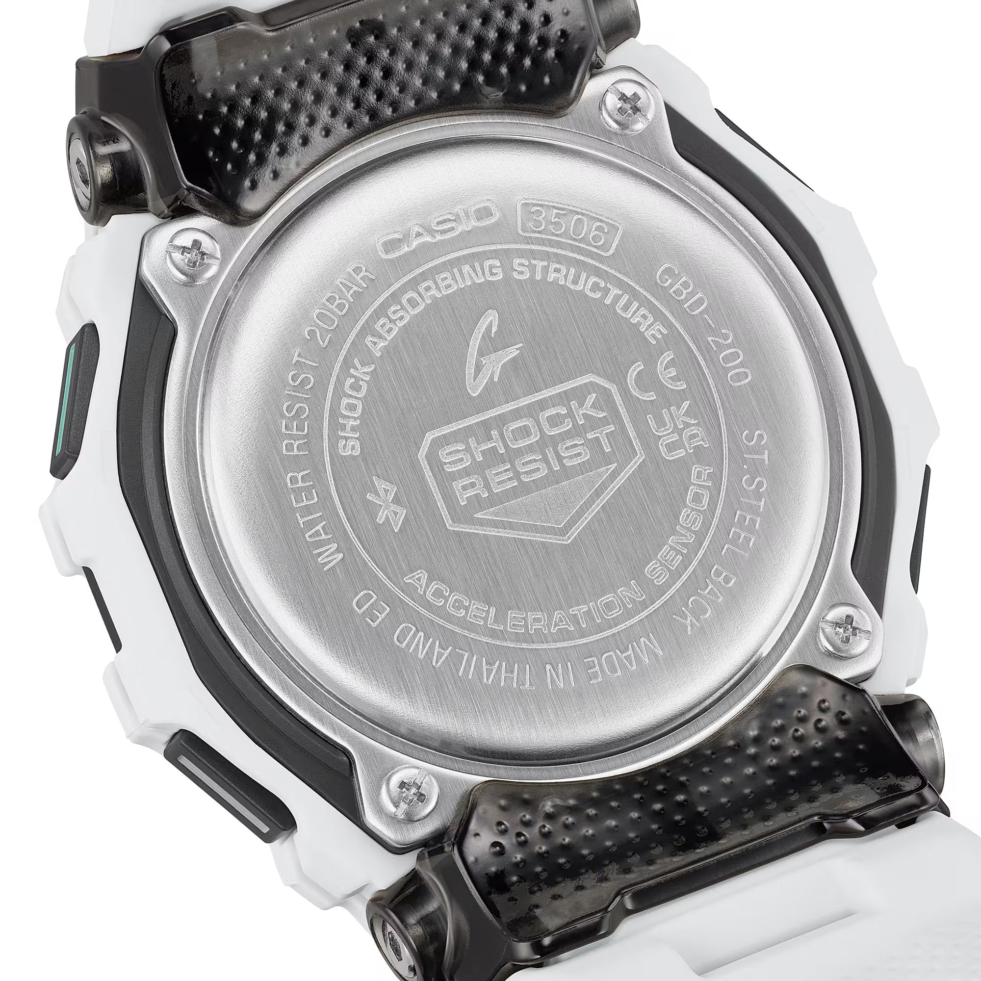 Casio G-shock GBD-200-7JF G-SQUAD digital bluetooth resin strap