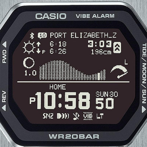 CASIO GBX-100S-1JF Watch - Men's G-SHOCK G-LIDE Gleaming Wave Watch (Image 4)
