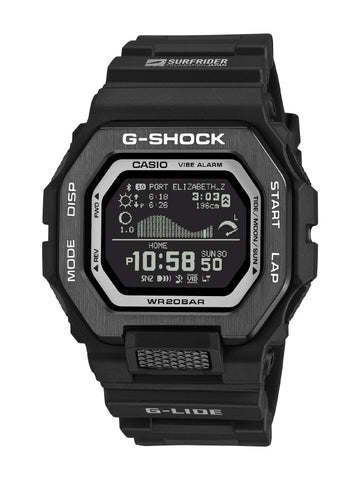 CASIO GBX100SFJ1JR Bluetooth G-SHOCK G-LIDE Surfrider Foundation Collaboration Black Water Resistant Shock Resistant