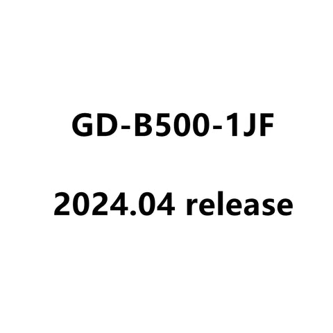 Casio G-Shock Bluetooth  G-SHOCK  GD-B500-1JF GD-B500-1 2024.04 release Watch
