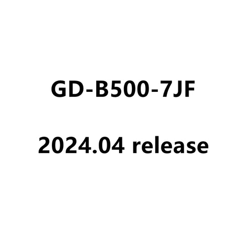 Casio G-Shock Bluetooth  G-SHOCK GD-B500-7JF GD-B500-7 2024.04 release Watch
