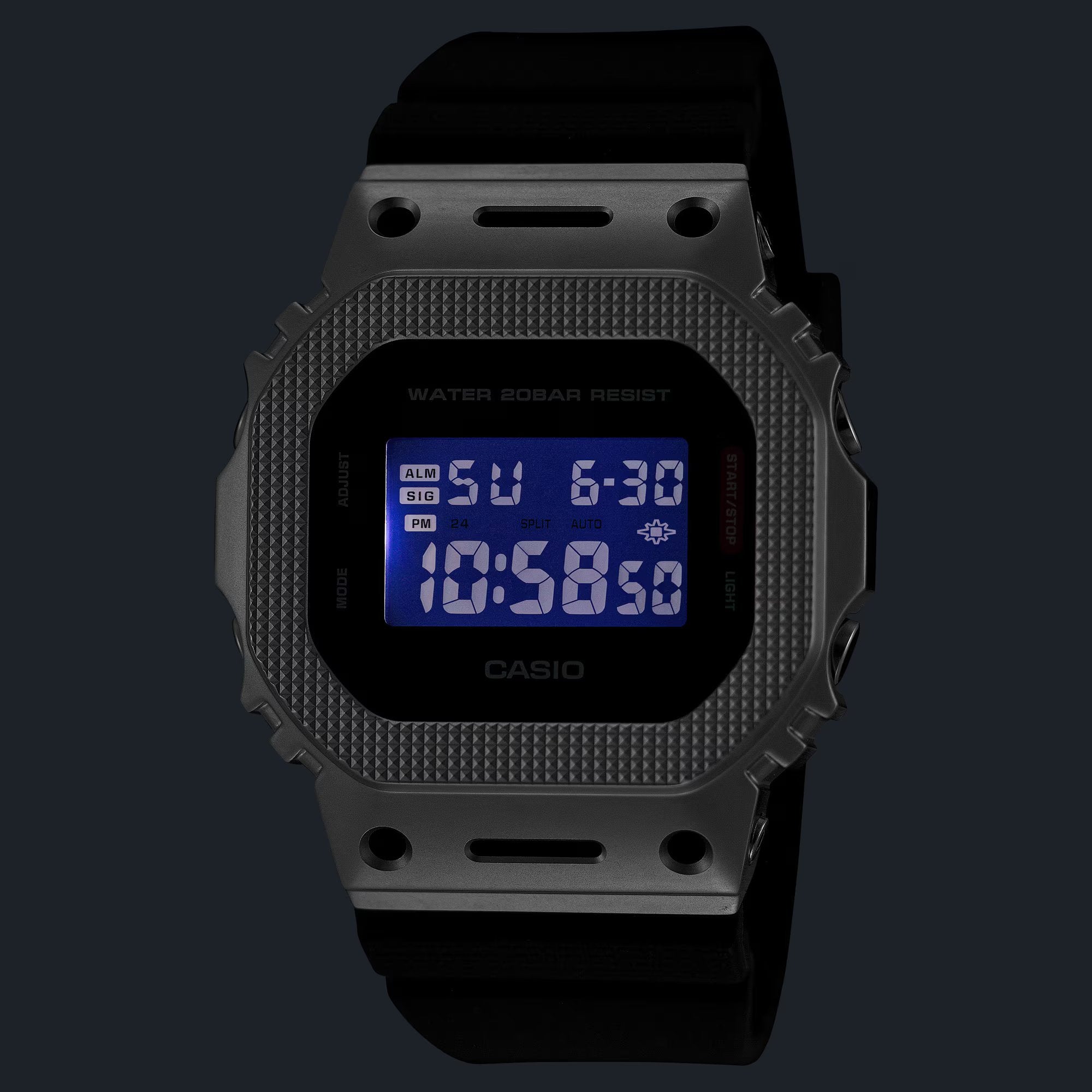 IPPO JAPAN WATCH GM-5600BM-1JF WATCH - Casio G-shock DIGITAL timer alarms men's stopwatch 2025.11.21 release (Image 9)