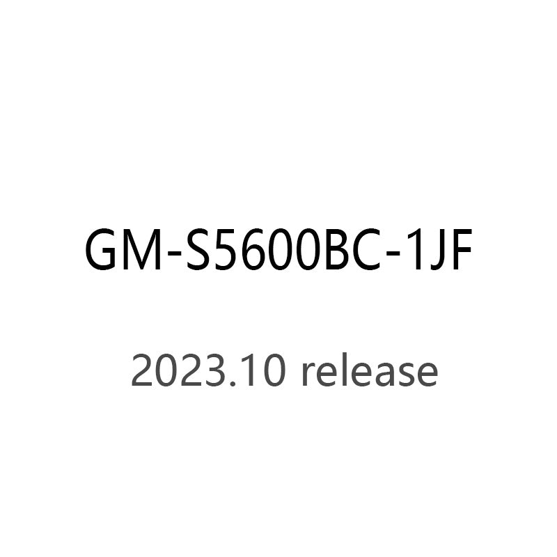 CASIO gshock GM-S5600BC-1JF GM-S5600BC-1 quartz 20ATM watch 2023.10 Release - IPPO JAPAN WATCH 