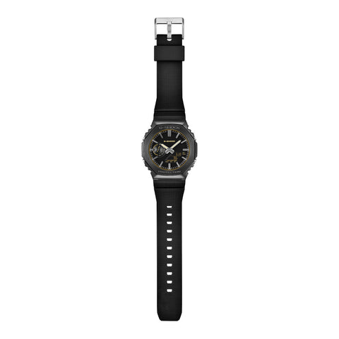 CASIO GM2100LXB1A9JF G-SHOCK Luxe Black Metal Bezel Stylish Design Water Resistant Durable Performance