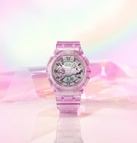 CASIO GMA-S110VW-4AJF Futuristic Design Shock Resistant LED Backlight Water Resistant