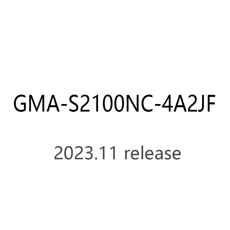 CASIO gshock GMA-S2100NC-4A2JF GMA-S2100NC-4A2 Quartz resin 20ATM watch 2023.11release