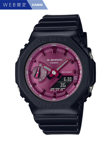 CASIO GMA-S2100RB-1AJF Watch - G-SHOCK Black & Red Color Theme Lightweight Shock Resistant Water Resistant Stylish Design
