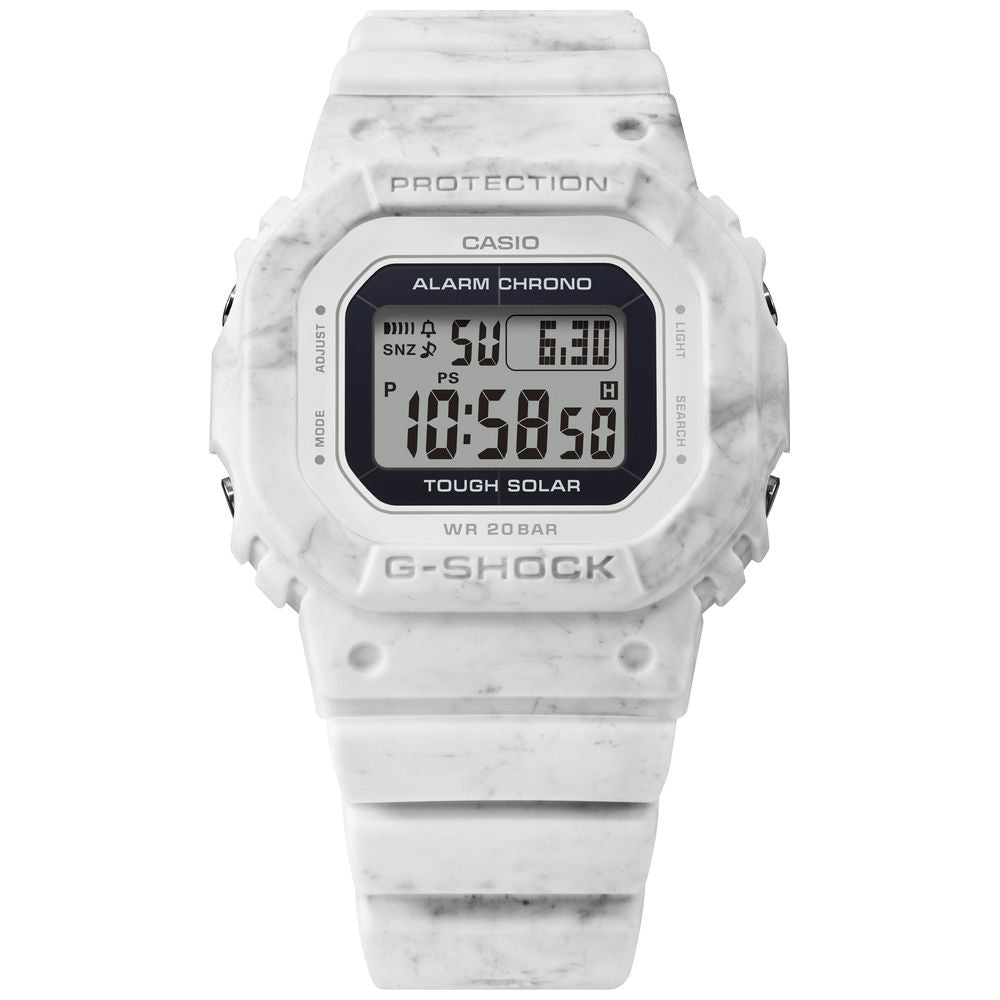 CASIO GMS-S5600RT-7JF Watch - Solar-Powered G-SHOCK, White Color, Travel-Inspired Design, Shock Resistant (Image 2)
