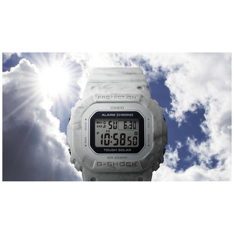 CASIO GMS-S5600RT-7JF Watch - Solar-Powered G-SHOCK, White Color, Travel-Inspired Design, Shock Resistant (Image 3)
