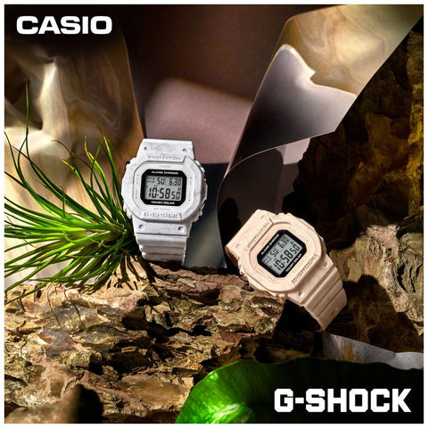 CASIO GMS-S5600RT-7JF Watch - Solar-Powered G-SHOCK, White Color, Travel-Inspired Design, Shock Resistant (Image 5)