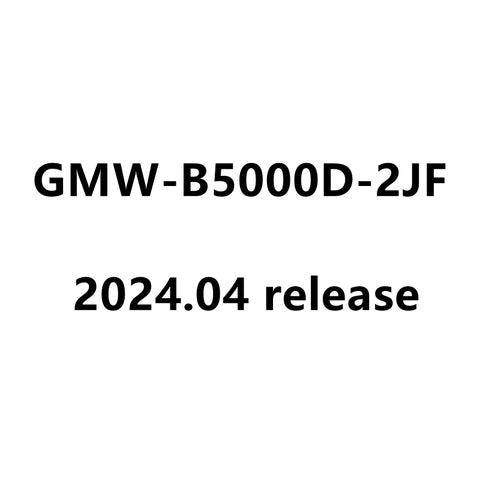 Casio G-Shock GMW-B5000D-2JF GMW-B5000D-2 solar radio metal world time bluetooth men's 2024.04 release watch