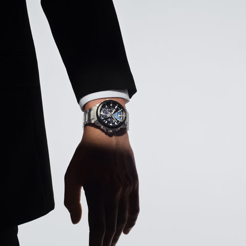 CASIO GST-W1000AD-2AJF Bluetooth Solar Powered G-SHOCK G-STEEL Minimalist Design Navy Color Durable and Stylish