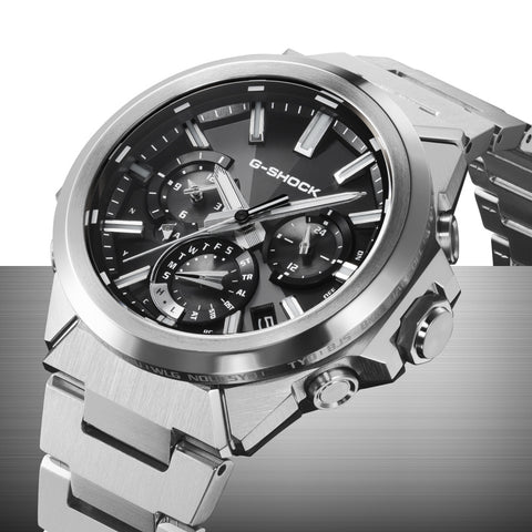 CASIO GST-W1000D-1AJF Bluetooth Solar Powered G-SHOCK G-STEEL Minimal Design Black Water Resistant Shock Resistant