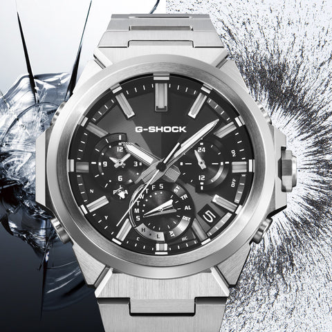 CASIO GST-W1000D-1AJF Bluetooth Solar Powered G-SHOCK G-STEEL Minimal Design Black Water Resistant Shock Resistant