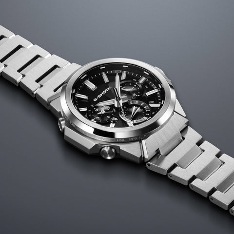 CASIO GST-W1000D-1AJF Bluetooth Solar Powered G-SHOCK G-STEEL Minimal Design Black Water Resistant Shock Resistant