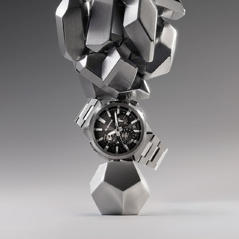 CASIO GST-W1000D-1AJF Bluetooth Solar Powered G-SHOCK G-STEEL Minimal Design Black Water Resistant Shock Resistant