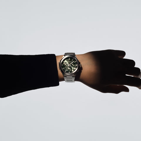 CASIO GST-W1000D-3AJF Bluetooth Solar Powered G-SHOCK G-STEEL Minimalist Design Dark Green Durable Water Resistant