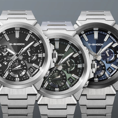 CASIO GST-W1000D-3AJF Bluetooth Solar Powered G-SHOCK G-STEEL Minimalist Design Dark Green Durable Water Resistant