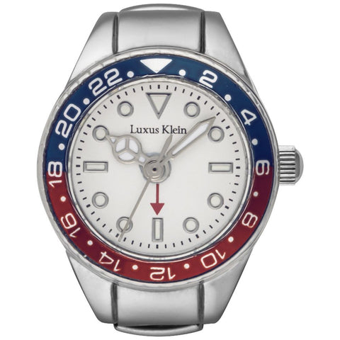Other Overseas Manufacturers GT011WHBURD Elegant Silver White Ring Watch Stylish Design 1-Year Warranty Water Resistant