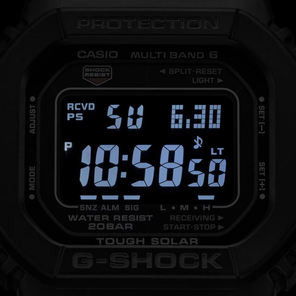 Casio Men's G-SHOCK 20 Bar Waterproof Solar Radio GW-M5610 Series