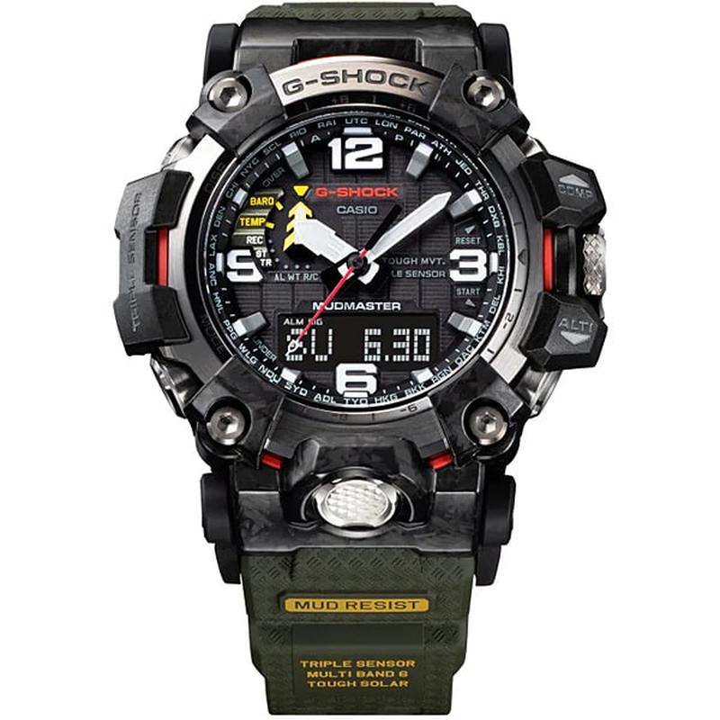 CASIO GWG-2000-1A3JF Watch - Men's Carbon Mudmaster Radio Solar Triple Sensor Watch (Image 2)