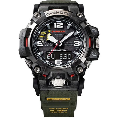 CASIO GWG-2000-1A3JF Watch - Men's Carbon Mudmaster Radio Solar Triple Sensor Watch (Image 2)
