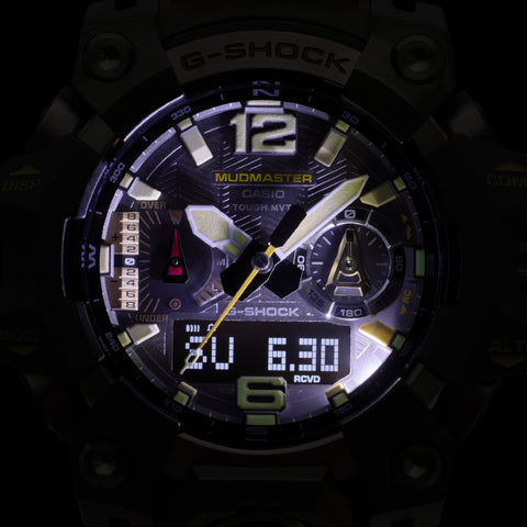 Casio Men's G-SHOCK MASTER OF G MUDMASTER Bluetooth Solar Radio Wave Watch with Biomass Plastic GWG-B1000-1A4JF